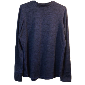 CUDDLE DUDS ClimateRight NWOT Wms XXL Thumbholes blue pit to pit 23 3/4" stretch